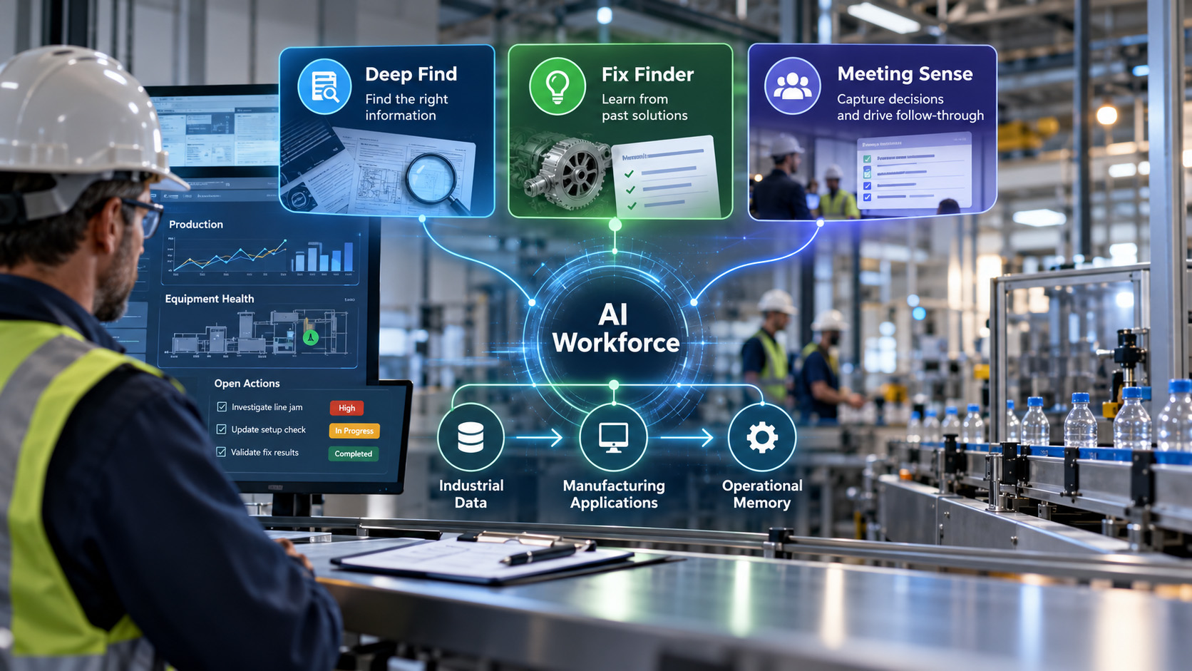 How an AI Workforce Closes the Manufacturing Execution Gap