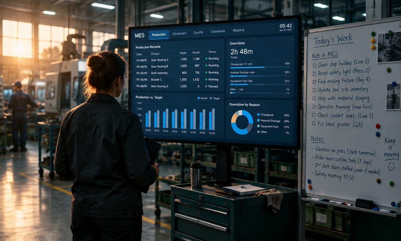 What MES Doesn't Cover in Daily Manufacturing Operations